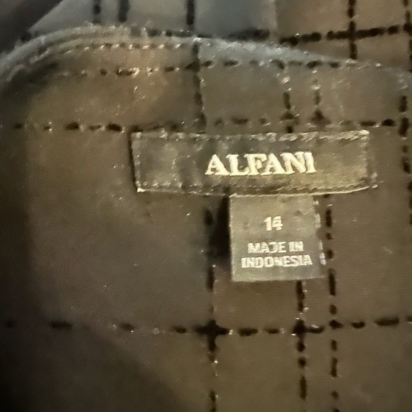 Alfani black midi dress size 14 - Picture 6 of 10